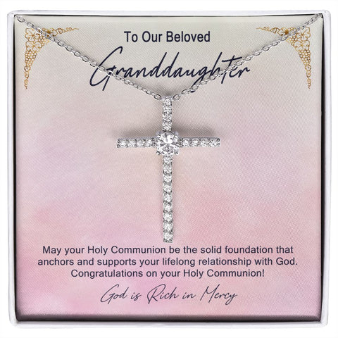 Granddaughter First Communion Gift | Christening Gift Present for Granddaughter | Baptism Gift Girl Present From Grandparents