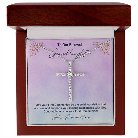 Granddaughter First Communion Gift | Confirmation Gift Present for Granddaughter | Holy Confirmation Gift Girl Present From Grandparents