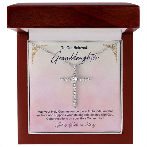 Granddaughter First Communion Gift | Christening Gift Present for Granddaughter | Baptism Gift Girl Present From Grandparents