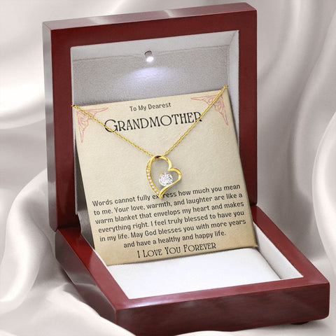 Grandma Necklace from Granddaughter | Best Nana Jewelry Gift for Nana, Stunning Grandmother Necklace, Nana Jewerly, Linking Grandma and You