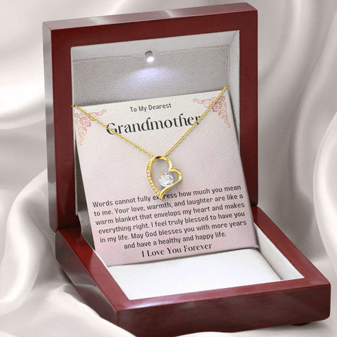 Grandma Necklace from Granddaughter | Best Nana Jewelry Gift for Nana, Stunning Grandmother Necklace, Nana Jewerly, Linking Grandma and You
