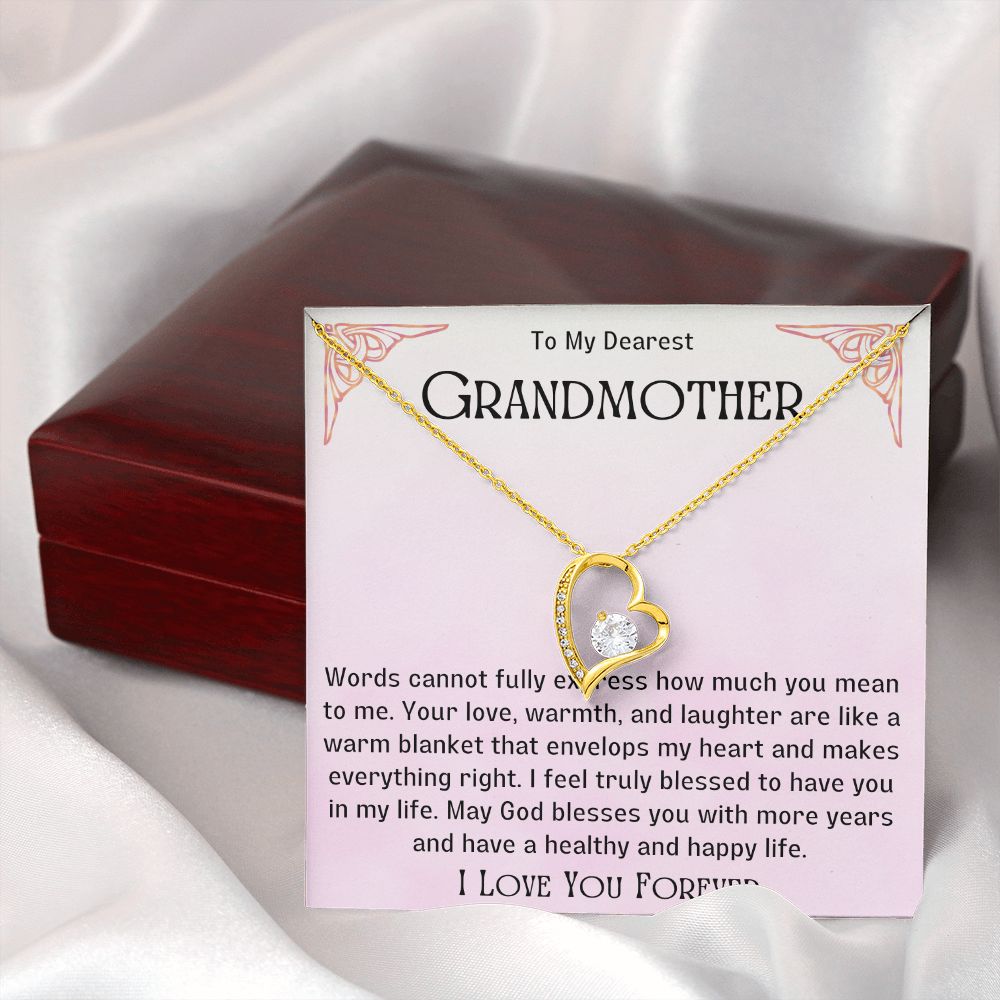 Grandma Necklace from Granddaughter | Best Nana Jewelry Gift for Nana, Stunning Grandmother Necklace, Nana Jewerly, Linking Grandma and You