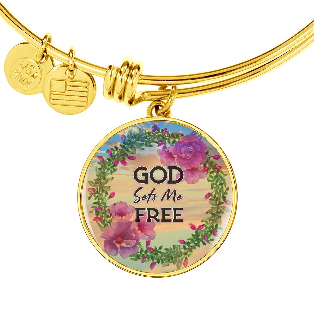 2020-02-17 (God Sets Me Free) Bracelet Circle