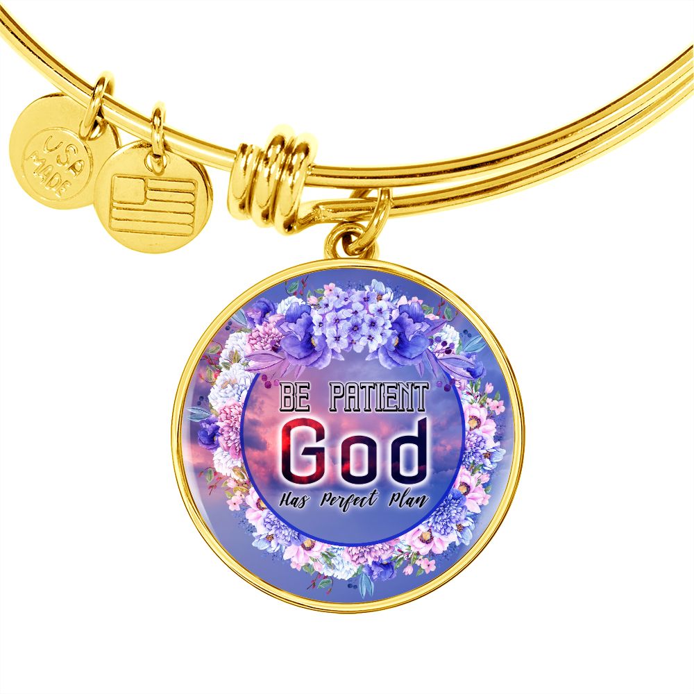 2020-04-25 (Be Patient. God Has Perfect Plan) Bracelet Circle