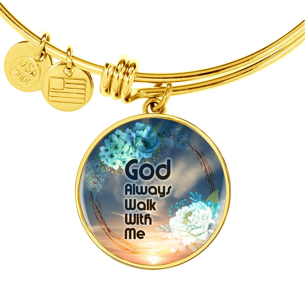 2020-02-20 (God  Always Walk With Me) (1) Bracelet Circle