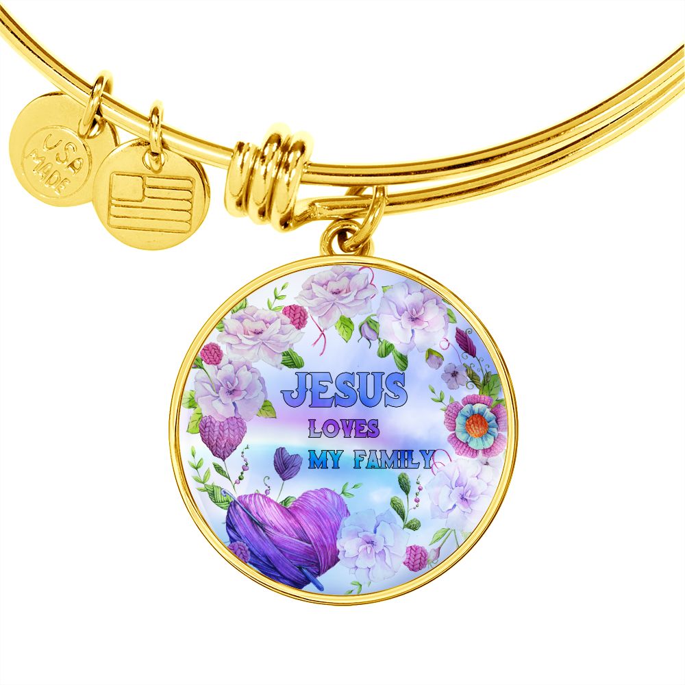 2020-04-15 (Jesus Loves My Family)  Bracelet Circle