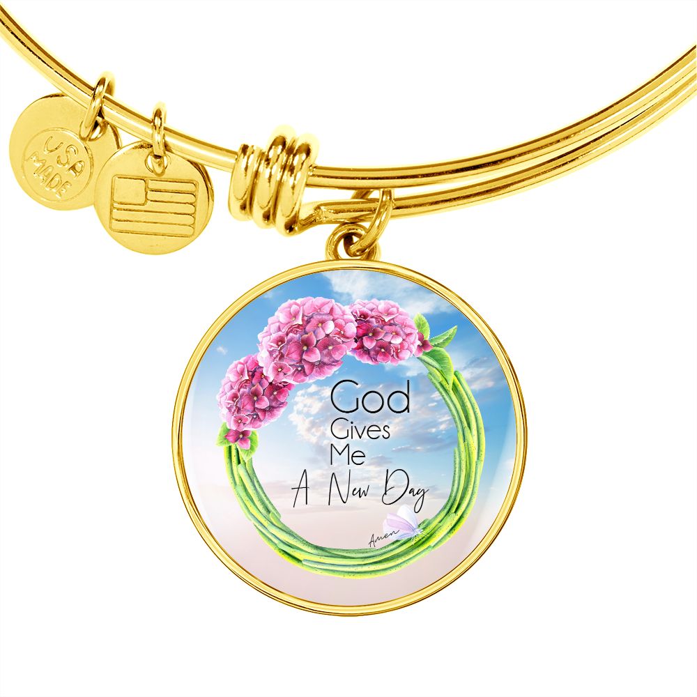 2020-04-19 (God Gives Me A New Day)  Bracelet Circle