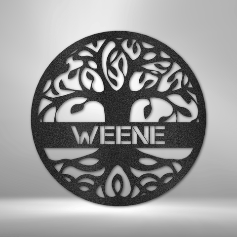 Family Tree Metal Wall