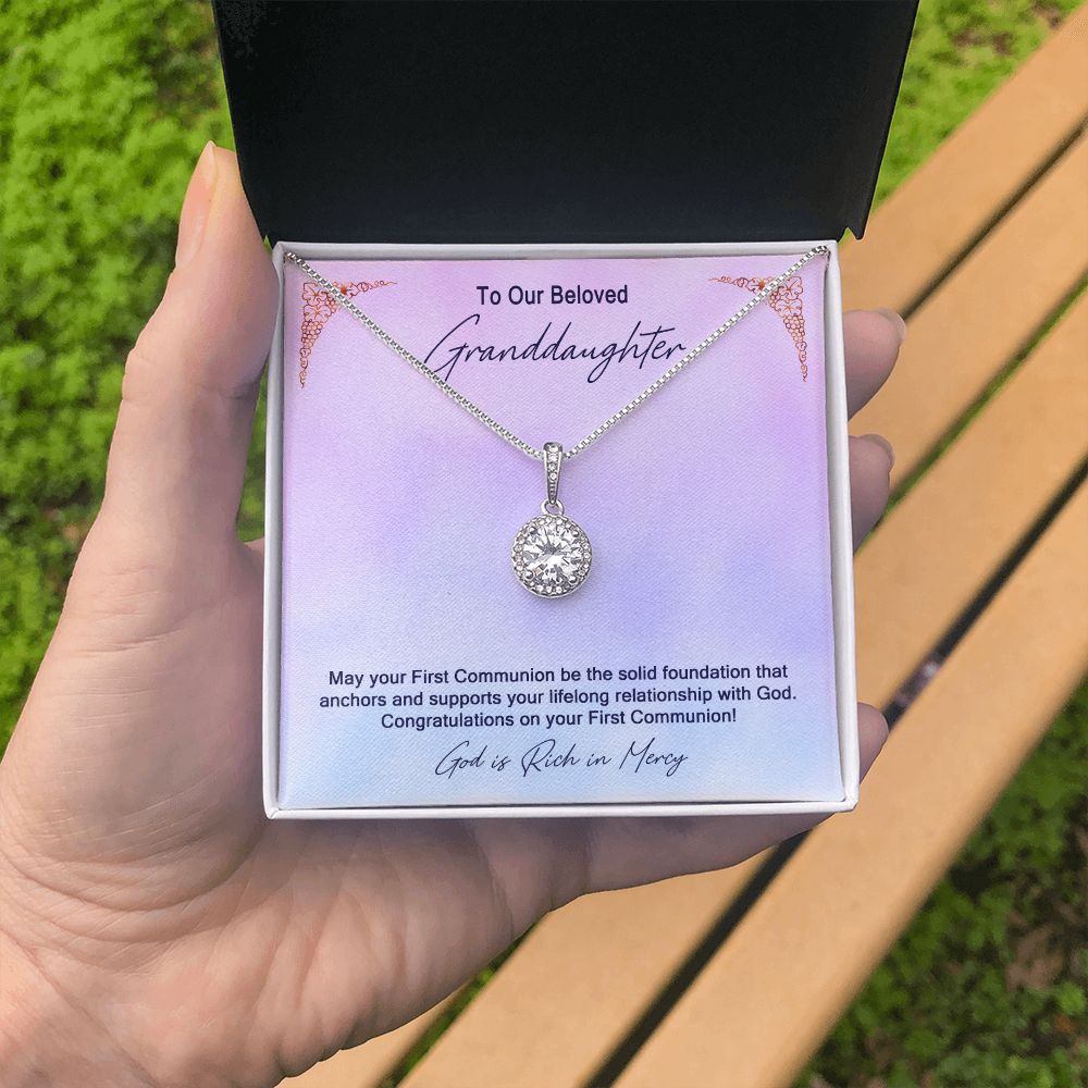 Granddaughter First Communion Gift | Confirmation Gift Present for Granddaughter | Holy Confirmation Gift Girl Present From Grandparents