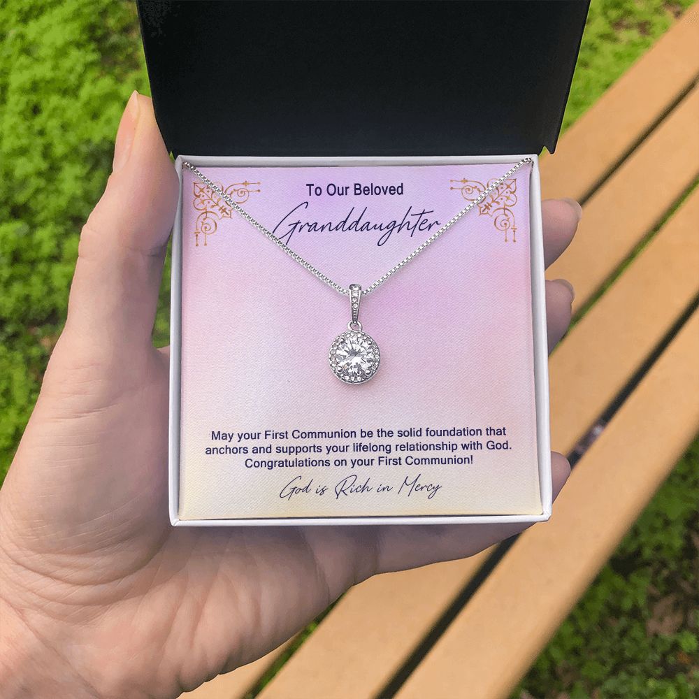 Granddaughter First Communion Gift | Confirmation Gift Present for Granddaughter | Holy Confirmation Gift Girl Present From Grandparents