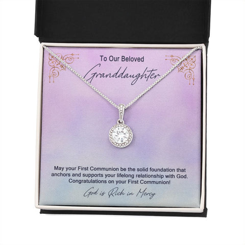 Granddaughter First Communion Gift | Confirmation Gift Present for Granddaughter | Holy Confirmation Gift Girl Present From Grandparents
