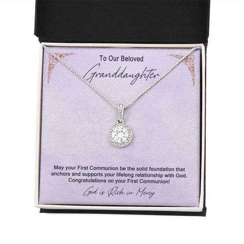 Granddaughter First Communion Gift | Confirmation Gift Present for Granddaughter | Holy Confirmation Gift Girl Present From Grandparents