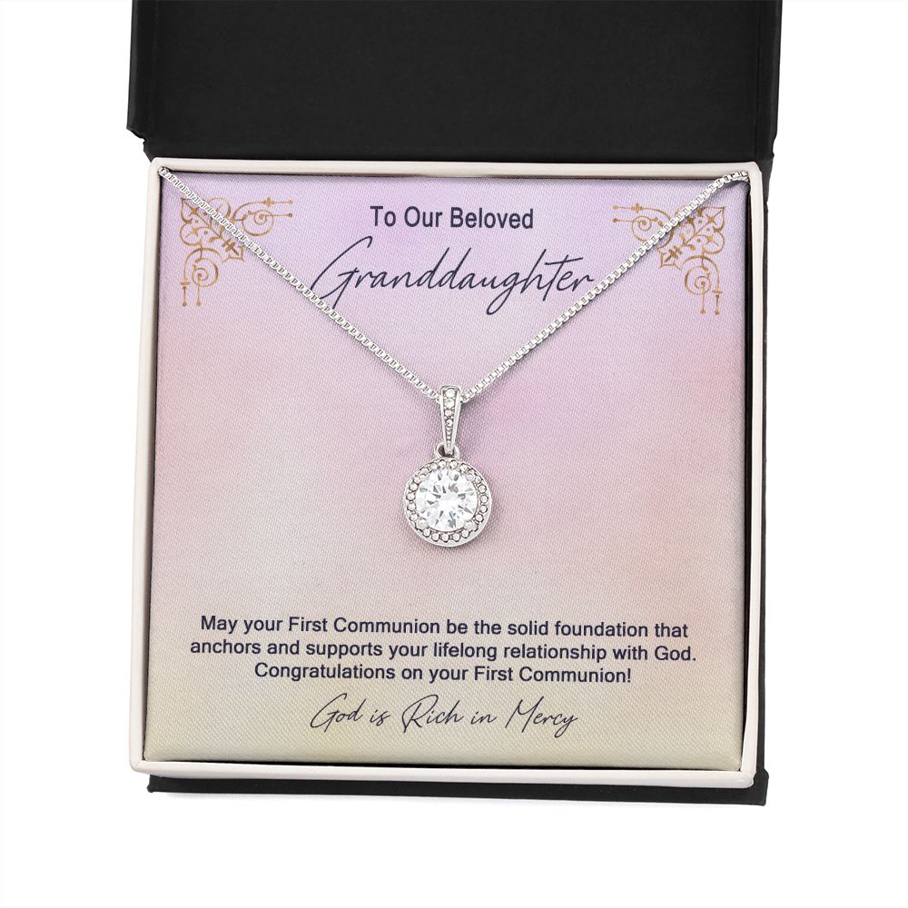 Granddaughter First Communion Gift | Confirmation Gift Present for Granddaughter | Holy Confirmation Gift Girl Present From Grandparents