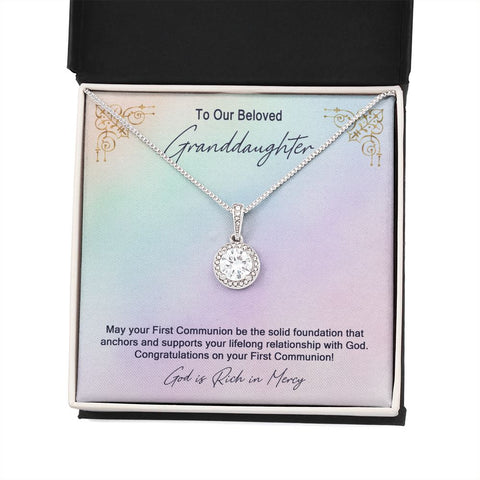 Granddaughter First Communion Gift | Confirmation Gift Present for Granddaughter | Holy Confirmation Gift Girl Present From Grandparents