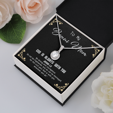 God Is always with you - Bonus Mom Eternal Hope Necklace