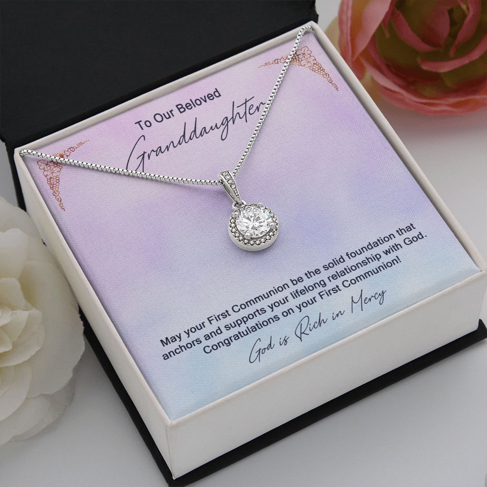 Granddaughter First Communion Gift | Confirmation Gift Present for Granddaughter | Holy Confirmation Gift Girl Present From Grandparents