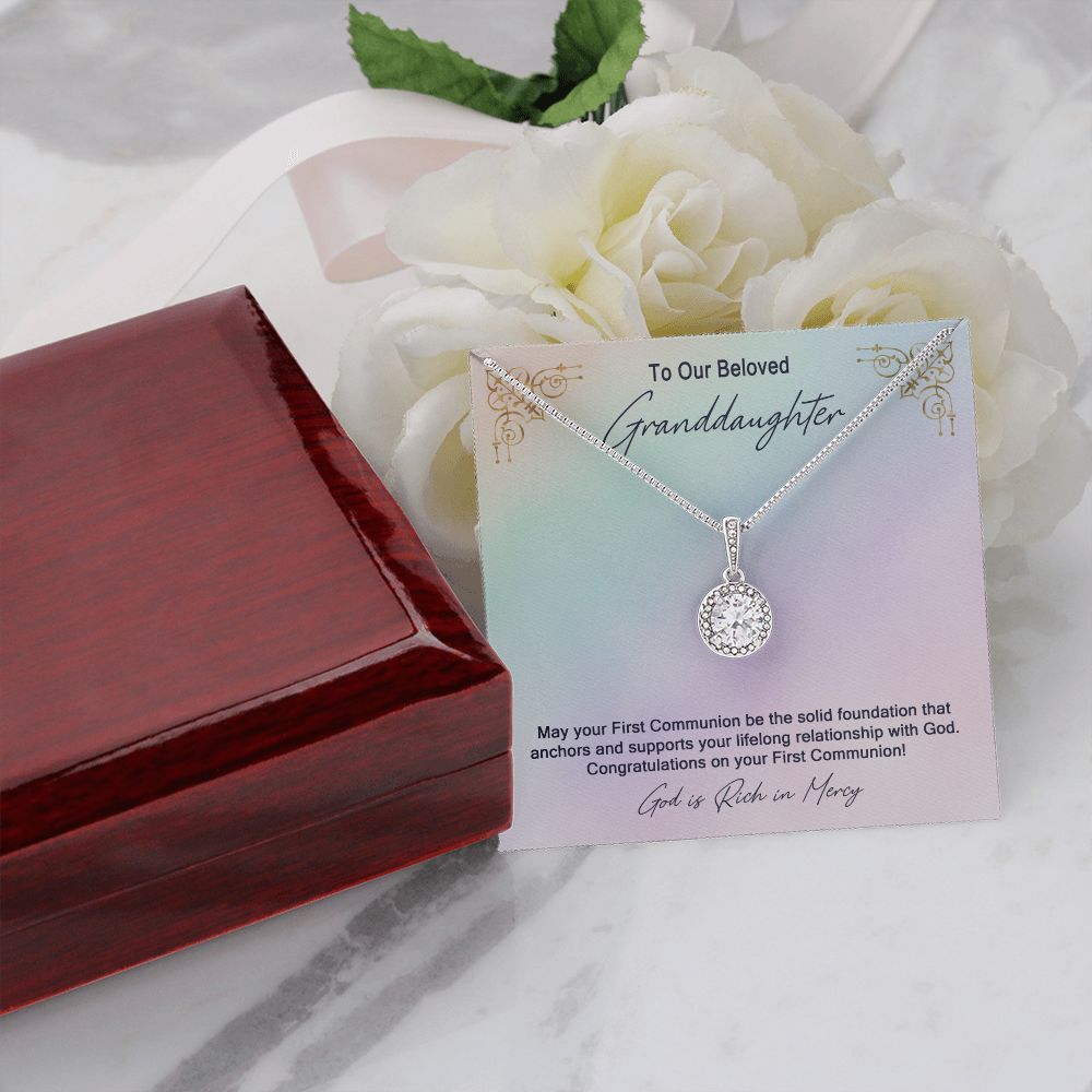 Granddaughter First Communion Gift | Confirmation Gift Present for Granddaughter | Holy Confirmation Gift Girl Present From Grandparents