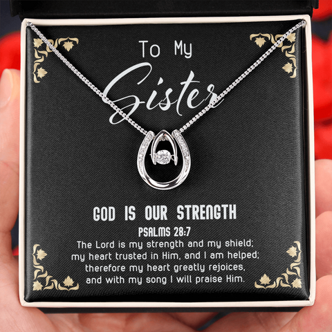 God Is My Strength - Sister Lucky Necklace
