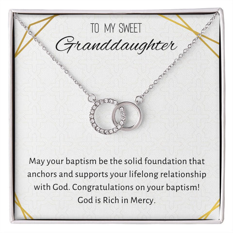 Granddaughter First Communion Gift | Christening Gift Present for Granddaughter | Baptism Gift Girl Present From Grandparents