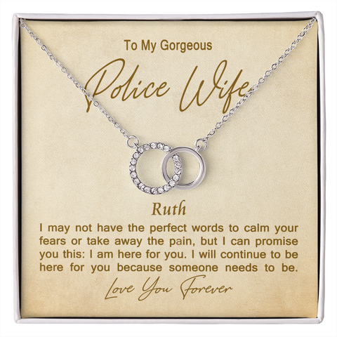 Police Wife (yellow) 2 Perfect Pair Necklace