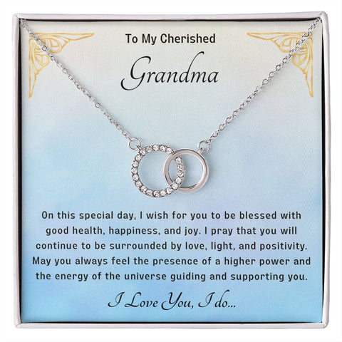 Grandma Necklace Blue
