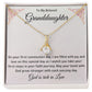 1st Communion Gifts for Granddaughter, Christening, Baptism, Confirmation, Necklace & Meaningful Message in Gift Box from Grandmother