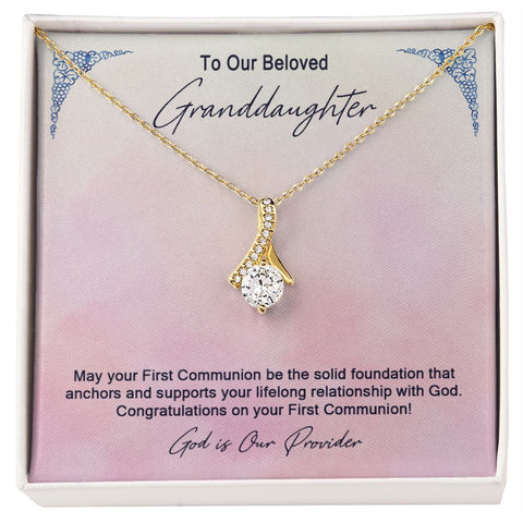 Granddaughter First Communion Gift | Christening Gift Present for Granddaughter | Baptism Gift Girl Present From Grandparents