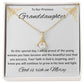 1st Communion Gifts for Granddaughter, Christening, Baptism, Confirmation, Necklace & Meaningful Message in Gift Box from Grandmother