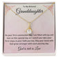 1st Communion Gifts for Granddaughter, Christening, Baptism, Confirmation, Necklace & Meaningful Message in Gift Box from Grandmother