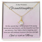 1st Communion Gifts for Granddaughter, Christening, Baptism, Confirmation, Necklace & Meaningful Message in Gift Box from Grandmother