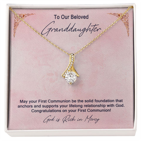 Granddaughter First Communion Gift | Confirmation Gift Present for Granddaughter | Holy Confirmation Gift Girl Present From Grandparents