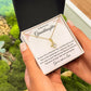 1st Communion Gifts for Granddaughter, Christening, Baptism, Confirmation, Necklace & Meaningful Message in Gift Box from Grandmother