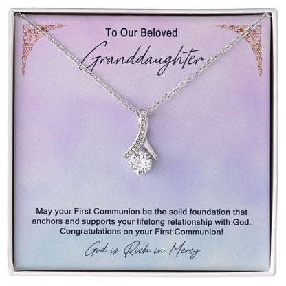 Granddaughter First Communion Gift | Confirmation Gift Present for Granddaughter | Holy Confirmation Gift Girl Present From Grandparents
