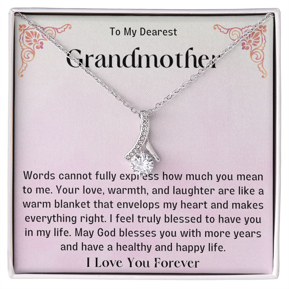 Grandmother Necklace from Granddaughter | Precious Nana Jewerly, Nana Necklace, Best Grandma Jewelry Gift for Nana,  Linking You and Nana