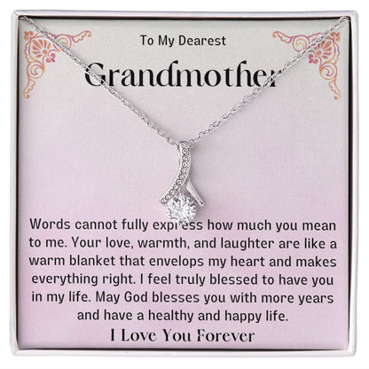 Grandmother Necklace from Granddaughter | Precious Nana Jewerly, Nana Necklace, Best Grandma Jewelry Gift for Nana,  Linking You and Nana