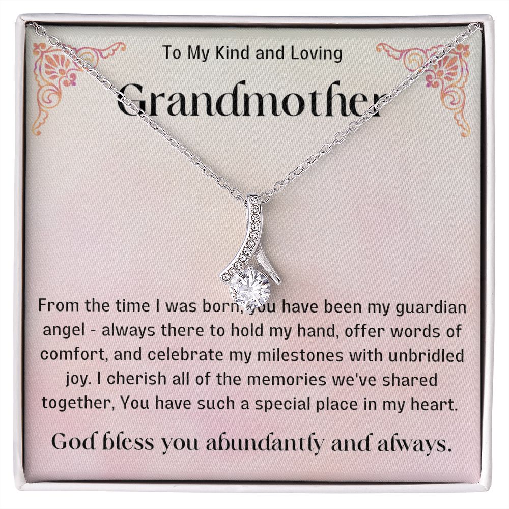 Grandmother Necklace from Granddaughter | Precious Nana Jewerly, Nana Necklace, Best Grandma Jewelry Gift for Nana,  Linking You and Nana
