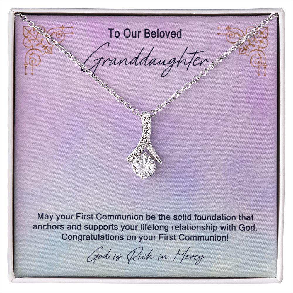 Granddaughter First Communion Gift | Confirmation Gift Present for Granddaughter | Holy Confirmation Gift Girl Present From Grandparents