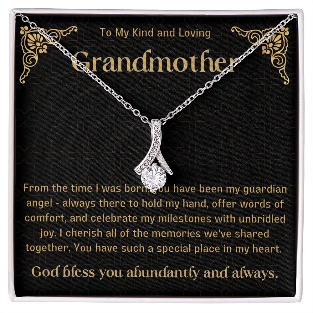 Grandmother Necklace from Granddaughter | Precious Nana Jewerly, Nana Necklace, Best Grandma Jewelry Gift for Nana,  Linking You and Nana