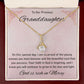 1st Communion Gifts for Granddaughter, Christening, Baptism, Confirmation, Necklace & Meaningful Message in Gift Box from Grandmother