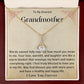 Grandmother Necklace from Granddaughter | Precious Nana Jewerly, Nana Necklace, Best Grandma Jewelry Gift for Nana,  Linking You and Nana