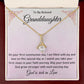 1st Communion Gifts for Granddaughter, Christening, Baptism, Confirmation, Necklace & Meaningful Message in Gift Box from Grandmother