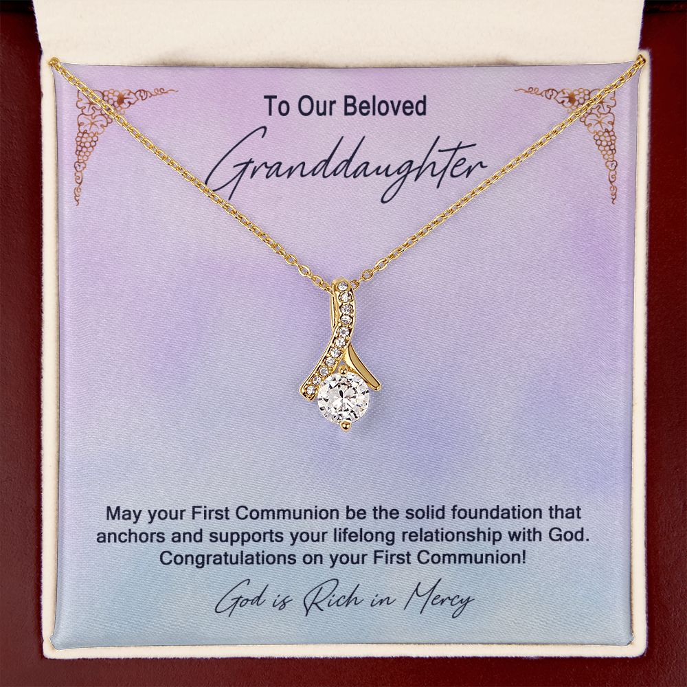 Granddaughter First Communion Gift | Confirmation Gift Present for Granddaughter | Holy Confirmation Gift Girl Present From Grandparents