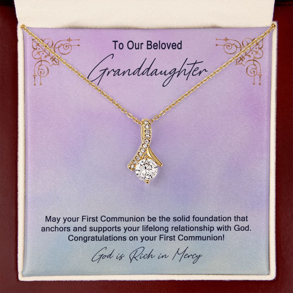 Granddaughter First Communion Gift | Confirmation Gift Present for Granddaughter | Holy Confirmation Gift Girl Present From Grandparents