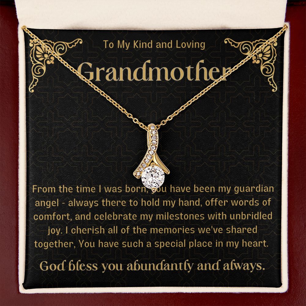 Grandmother Necklace from Granddaughter | Precious Nana Jewerly, Nana Necklace, Best Grandma Jewelry Gift for Nana,  Linking You and Nana