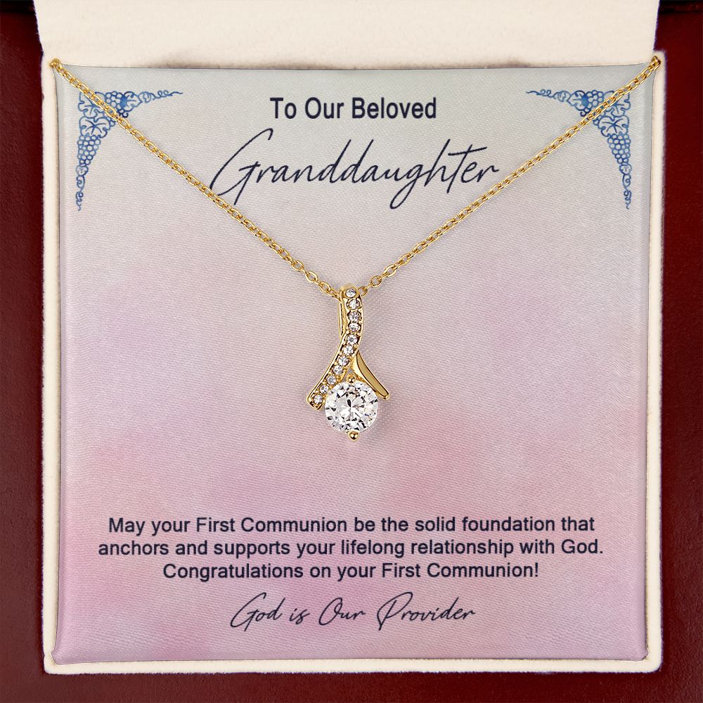 Granddaughter First Communion Gift | Christening Gift Present for Granddaughter | Baptism Gift Girl Present From Grandparents