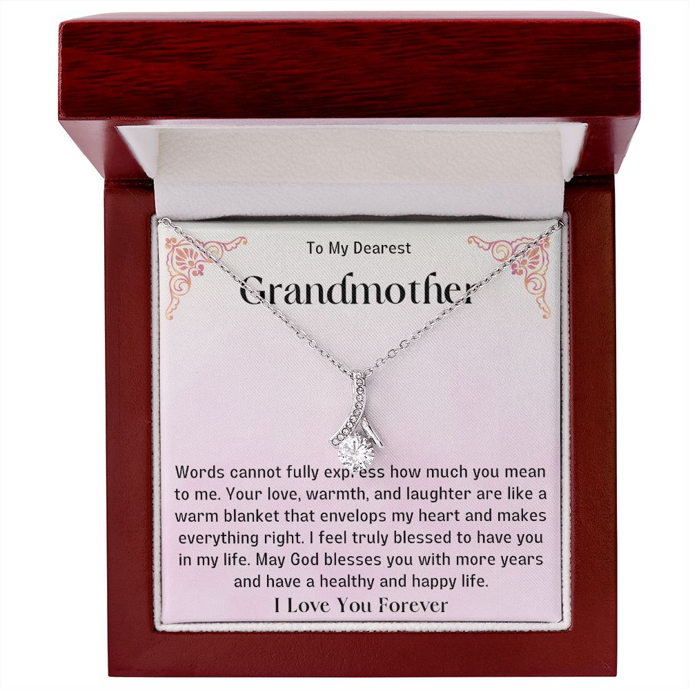 Grandmother Necklace from Granddaughter | Precious Nana Jewerly, Nana Necklace, Best Grandma Jewelry Gift for Nana,  Linking You and Nana