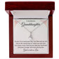 1st Communion Gifts for Granddaughter, Christening, Baptism, Confirmation, Necklace & Meaningful Message in Gift Box from Grandmother