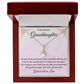 1st Communion Gifts for Granddaughter, Christening, Baptism, Confirmation, Necklace & Meaningful Message in Gift Box from Grandmother