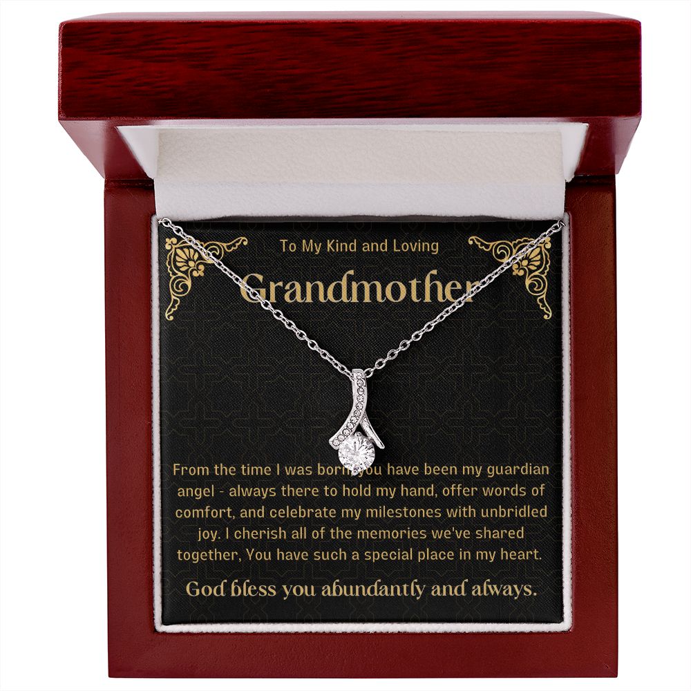 Grandmother Necklace from Granddaughter | Precious Nana Jewerly, Nana Necklace, Best Grandma Jewelry Gift for Nana,  Linking You and Nana