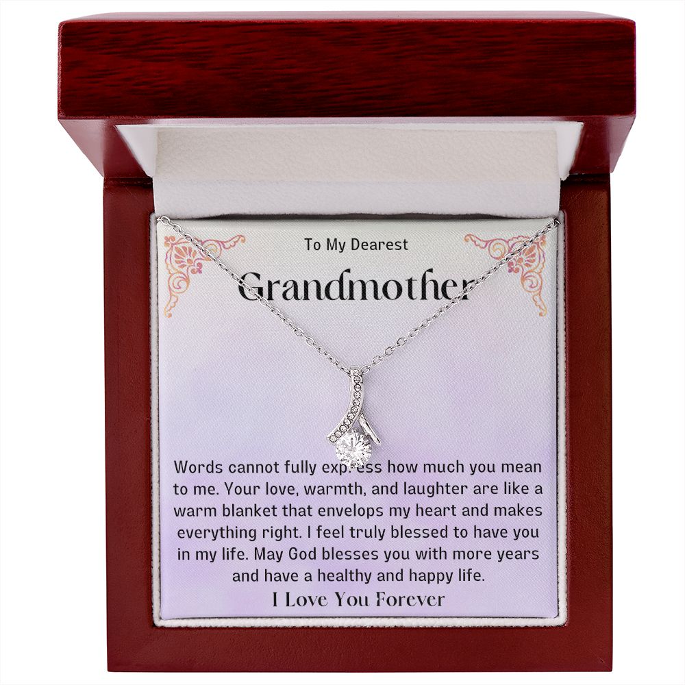 Grandmother Necklace from Granddaughter | Precious Nana Jewerly, Nana Necklace, Best Grandma Jewelry Gift for Nana,  Linking You and Nana
